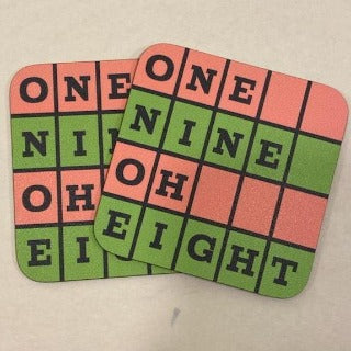 OH Ethel Coasters- Set of 4