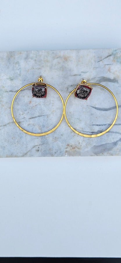 Two Way BullDog Earrings