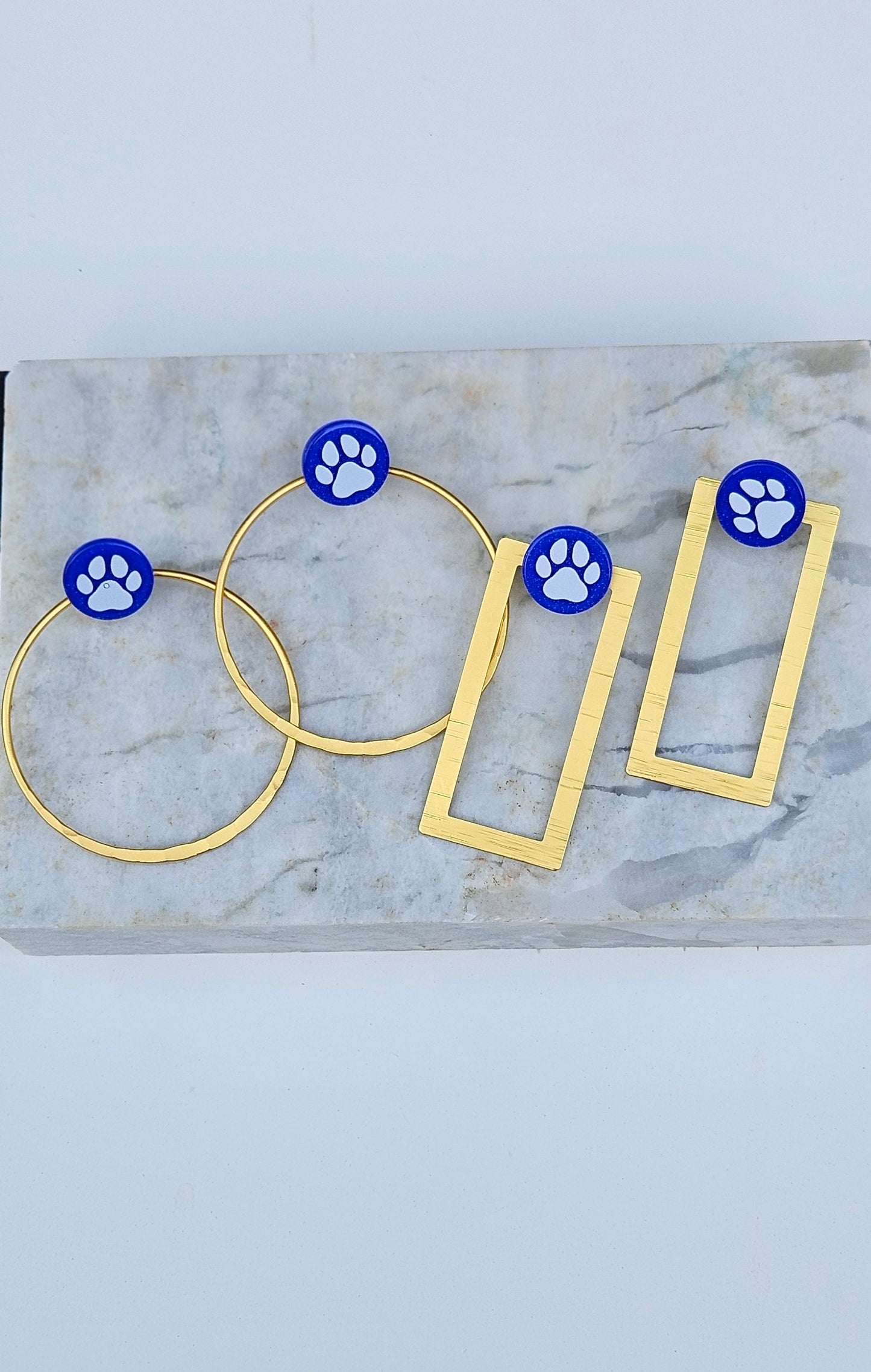 Two Way PAW Earrings