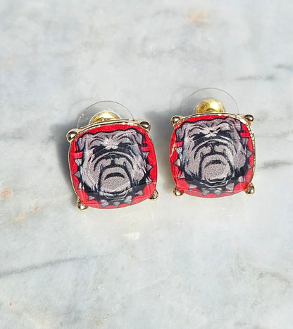 Two Way BullDog Earrings