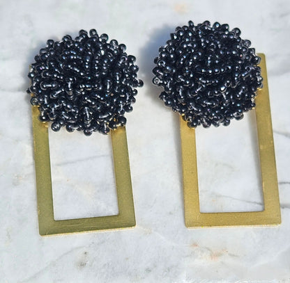 Two Way POM POM Earrings