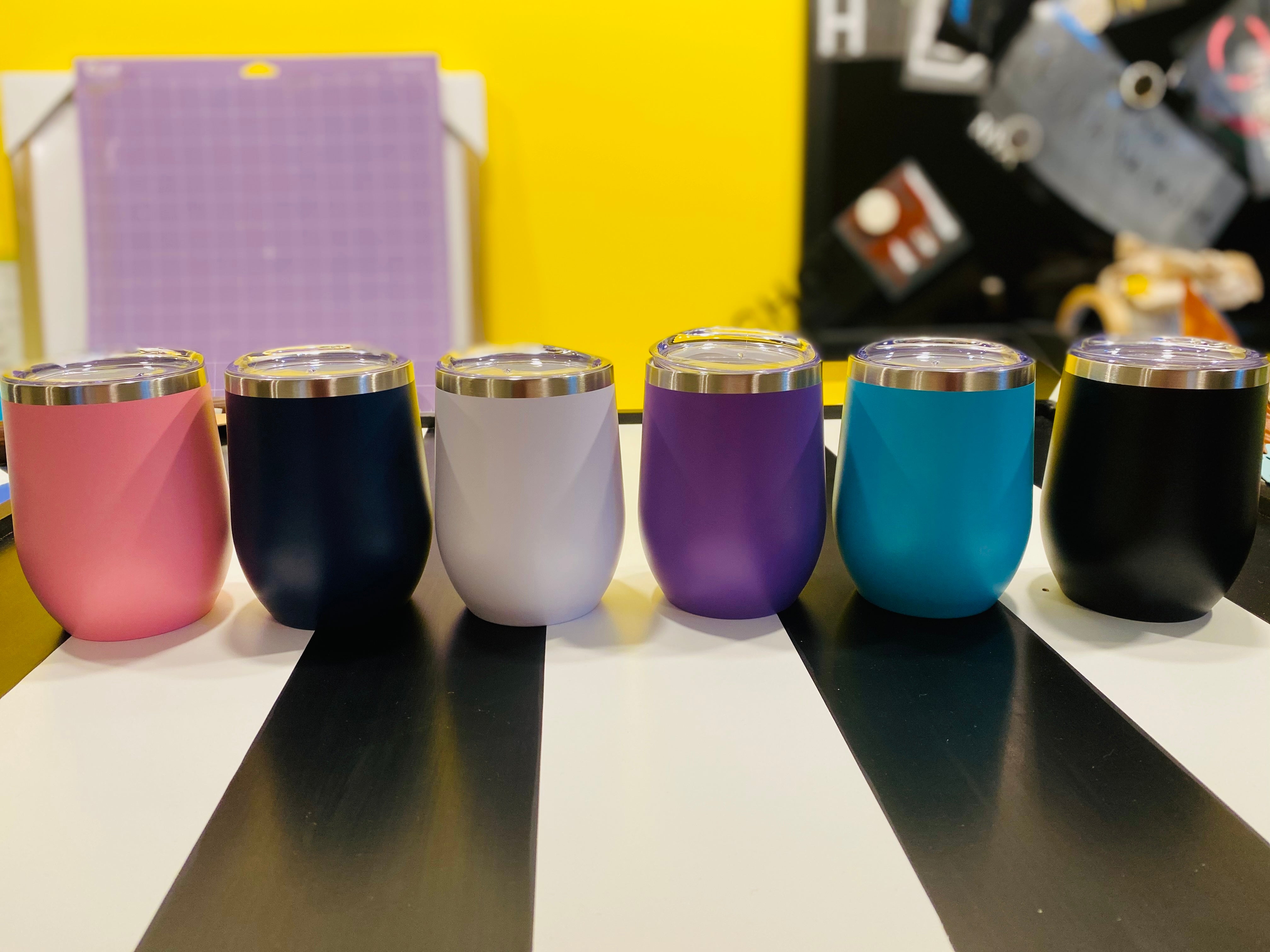 Stemless wine tumbler 12 oz