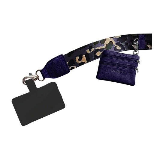 Clip & Go Leopard Strap with Pouch