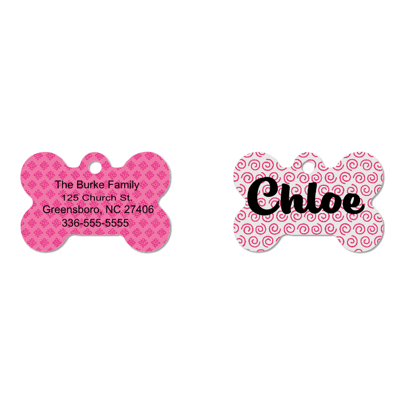 Bone Pet Tag