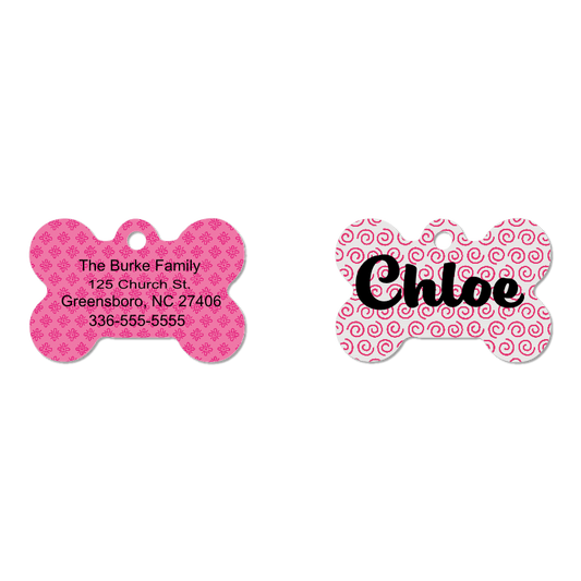 Bone Pet Tag