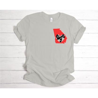 UGA Pocket Heart Shirt