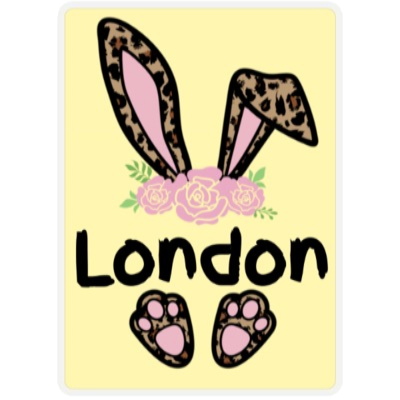 Puzzle - Easter Girl - Leopard
